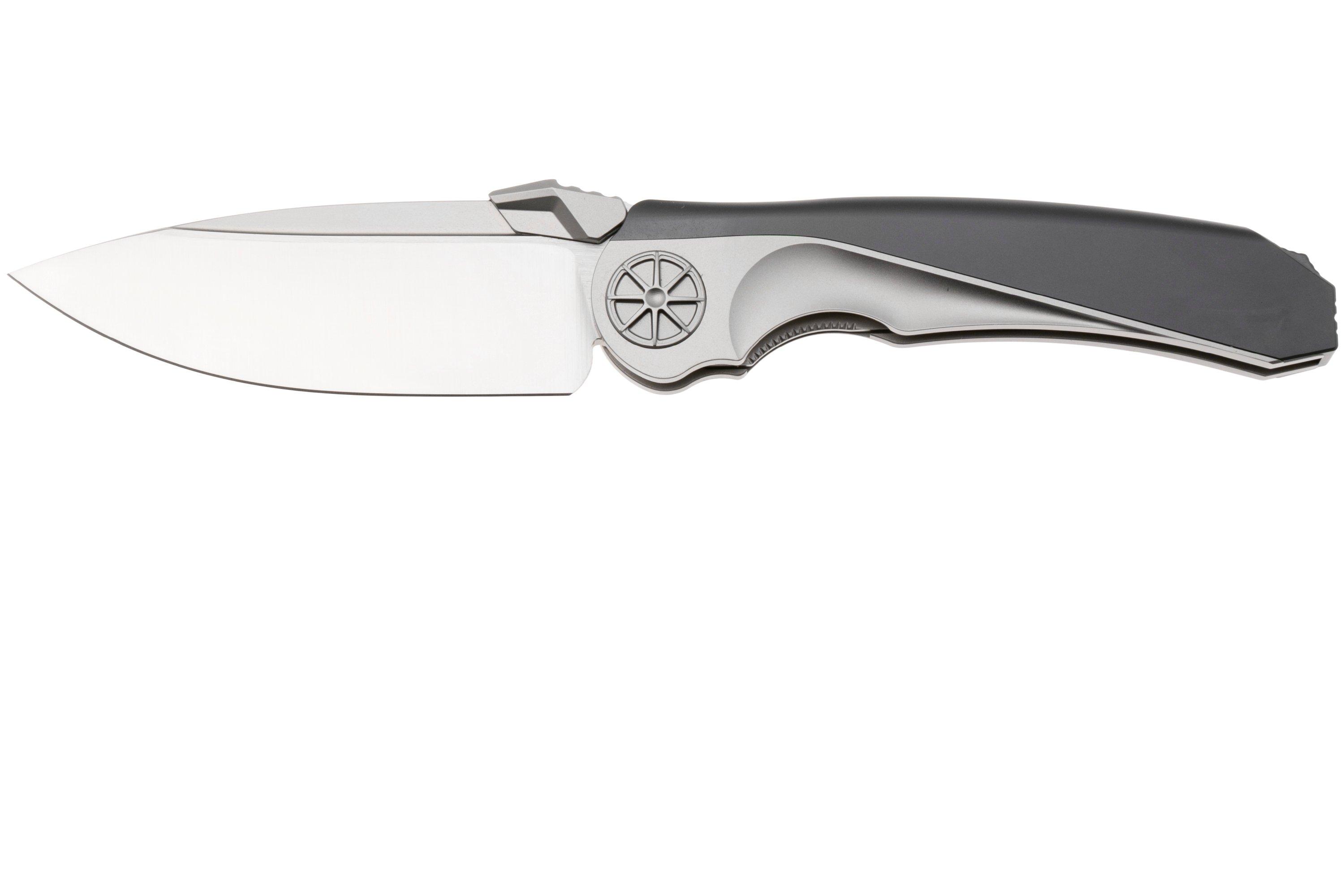 Rike Knife Tissot 1 Satin Böhler M390, DLC Titanium, Taschenmesser ...
