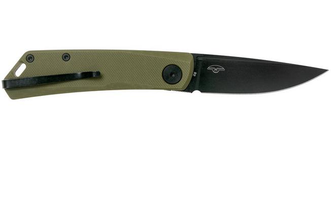 Real Steel Luna Premium II M390, Green Micarta 7006P