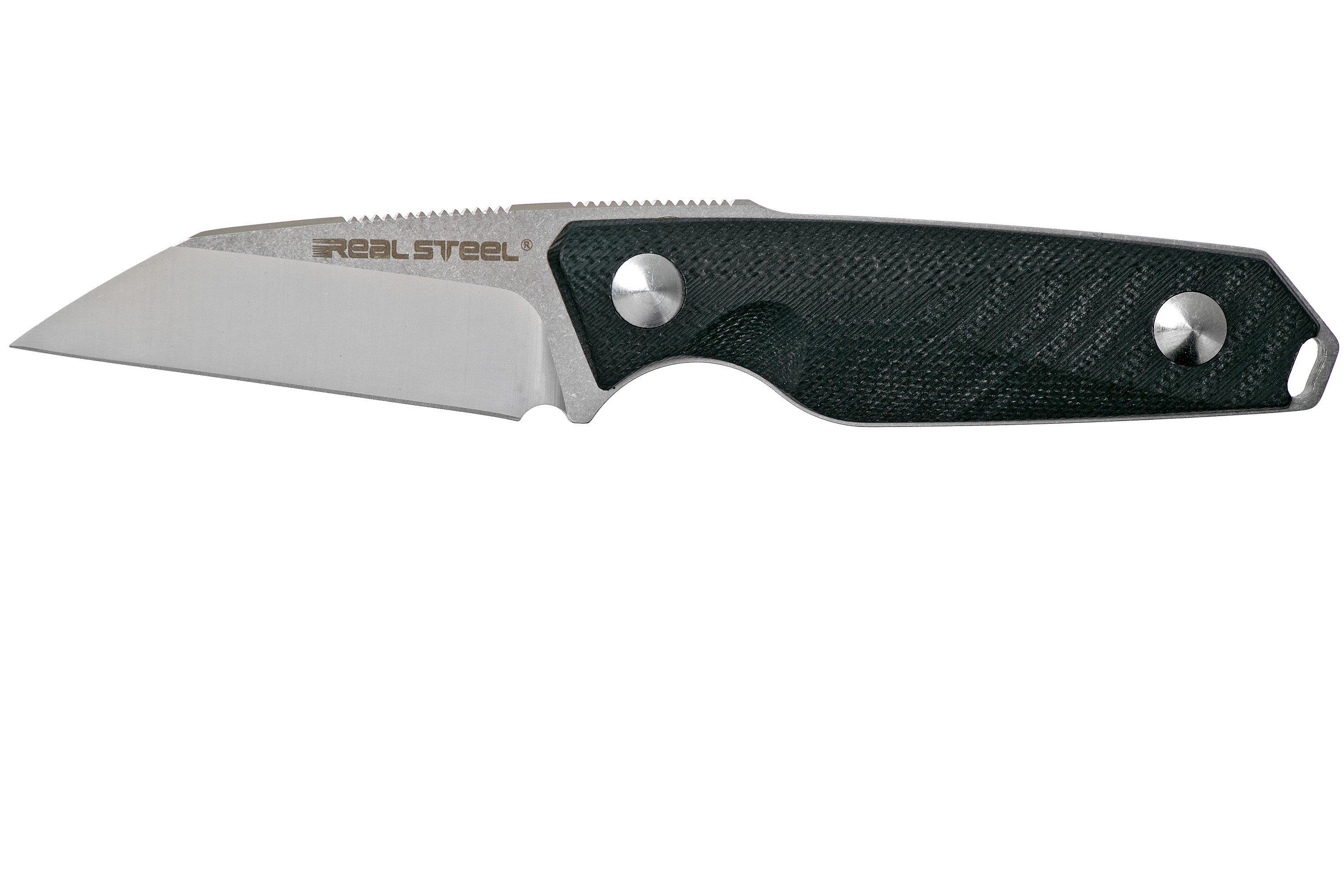 Real Steel Connector 3152 Wharncliffe neck knife, Ostap Hel design