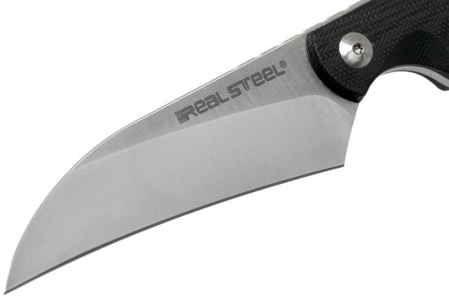 Real Steel Luna Lite Blackout 7018 pocket knife Knivesandtools Exclusive,  Poltergeist design