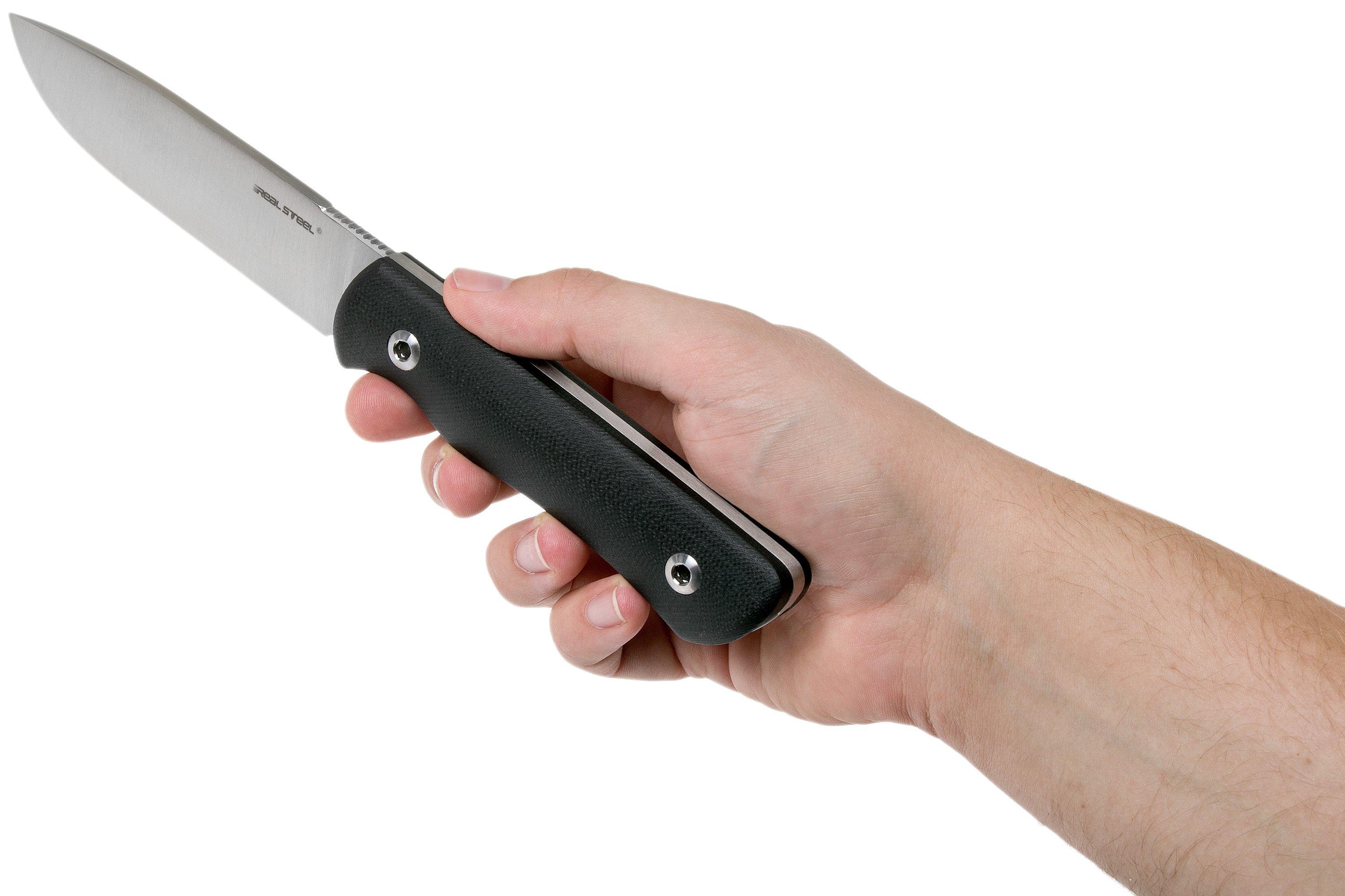 Real Steel Bushcraft Plus Convex 3720 bushcraft knife Advantageously