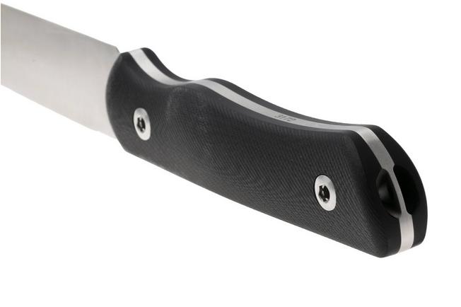 Afbeelding voor Real Steel Bushcraft Plus II Convex 3721C Black G10, bushcraftmes