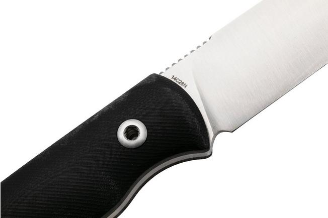 Afbeelding voor Real Steel Bushcraft Plus II Convex 3721C Black G10, bushcraftmes