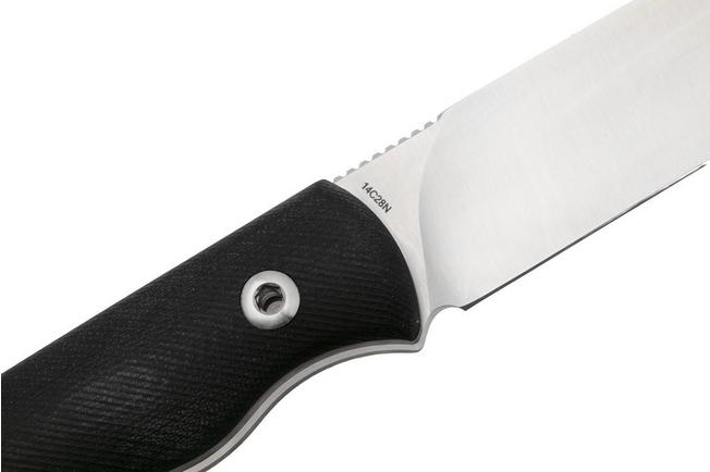 Afbeelding voor Real Steel Bushcraft Plus II Full Flat Grind 3721F Black G10, bushcraftmes