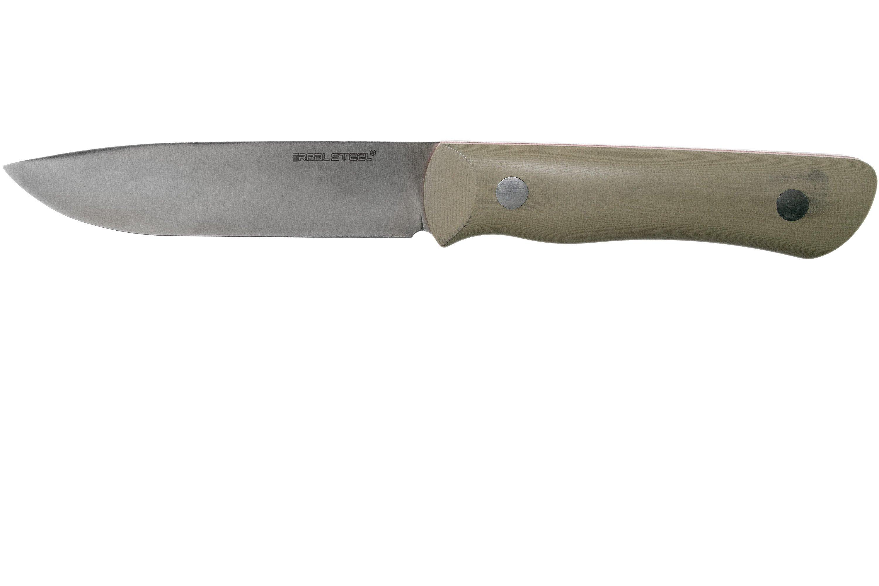 Real Steel Bushcraft III Convex Coyote 3726C bushcraft knife