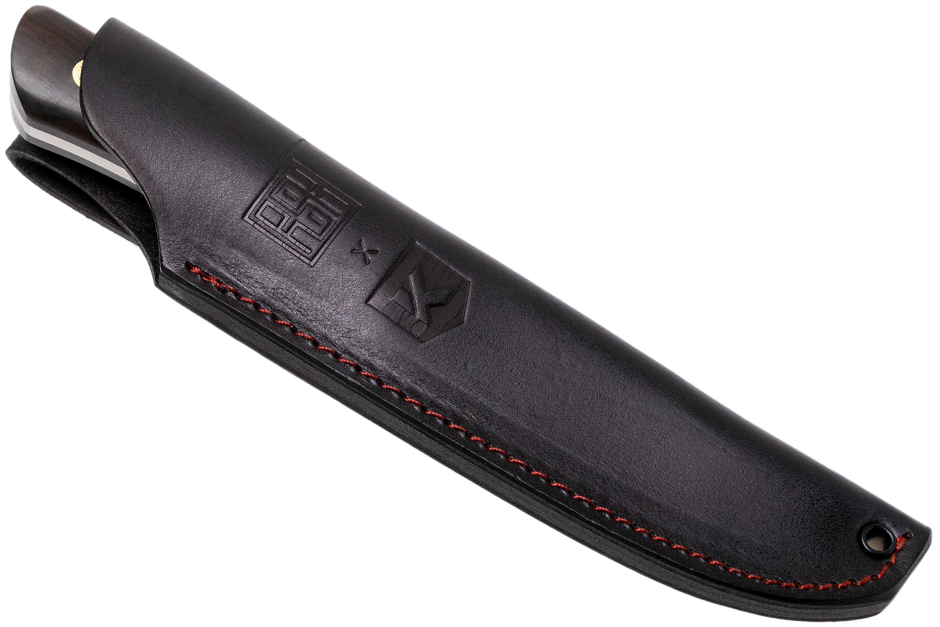 Real Steel Bushcraft III Convex Ebony Mosaic 3726E Knivesandtools