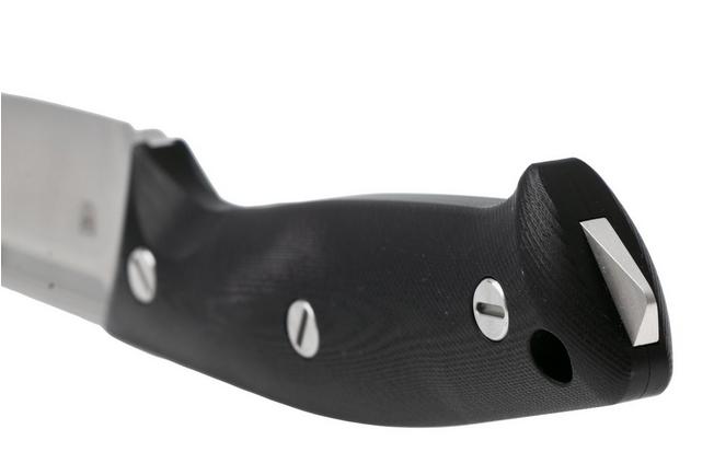 Afbeelding voor Real Steel Gardarik 3739, Satin Elmax, Black G10 vaststaand mes, Ivan Braginets design