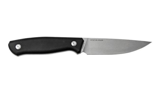 Real Steel Arbiter Stonewashed 3811 fixed knife, Ostap Hel design