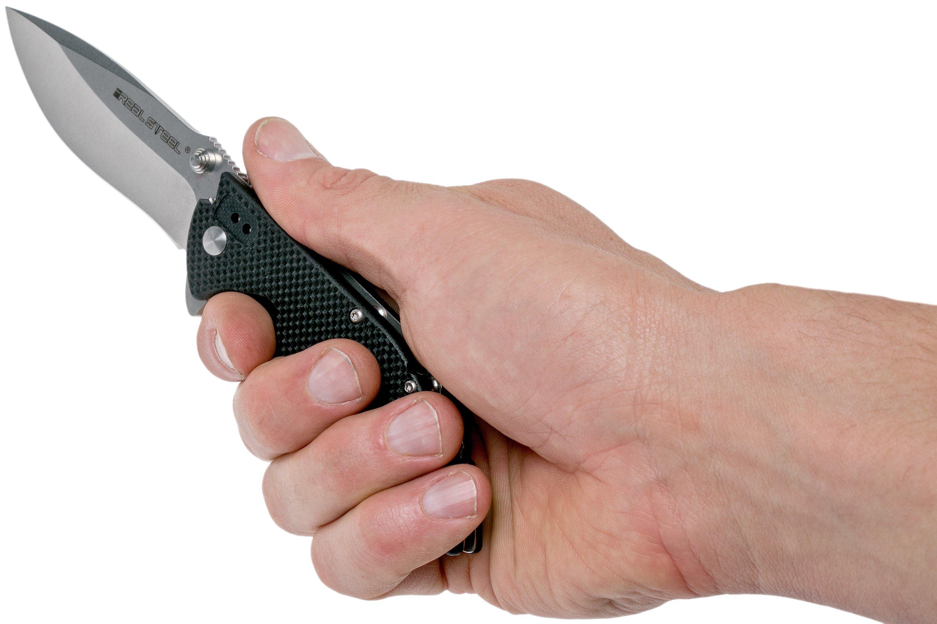 Real Steel E77 Black and Stonewash 5115 zakmes, Liang Gang design