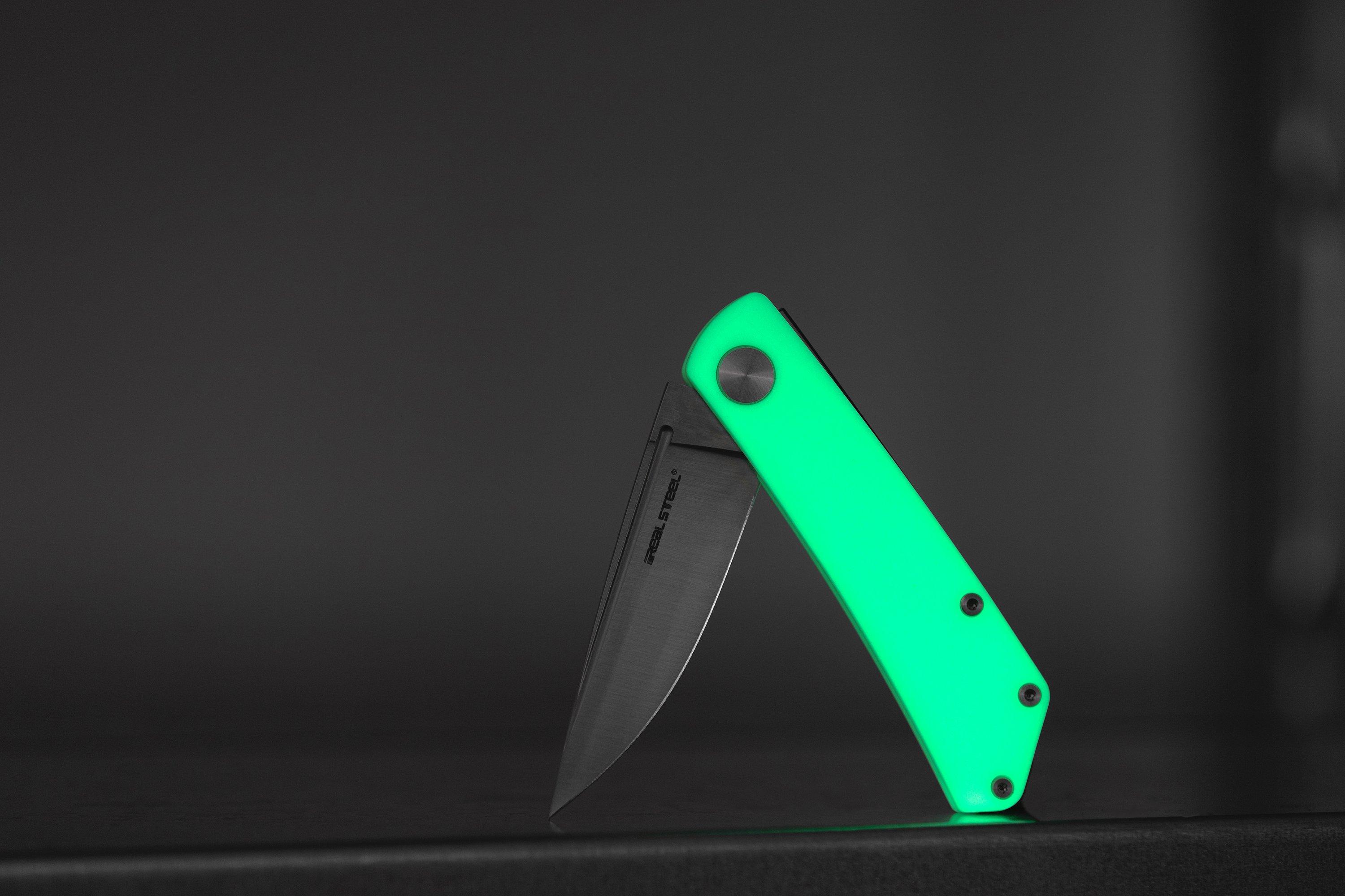 real-steel-luna-7001gk-glow-in-the-dark-green-knivesandtools-exclusive