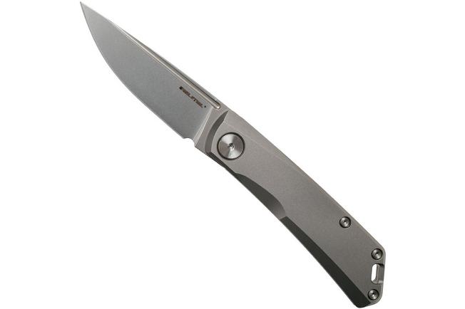 Bild für Real Steel Luna 7001 Titanium Slipjoint Taschenmesser, Poltergeist Design