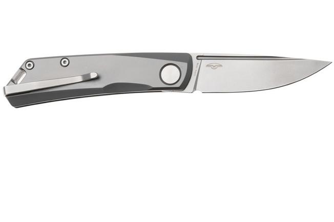 Bild für Real Steel Luna 7001 Titanium Slipjoint Taschenmesser, Poltergeist Design
