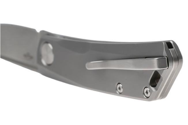 Bild für Real Steel Luna 7001 Titanium Slipjoint Taschenmesser, Poltergeist Design