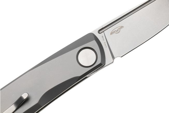 Bild für Real Steel Luna 7001 Titanium Slipjoint Taschenmesser, Poltergeist Design
