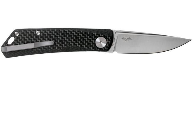 Real Steel Luna - Slip Joint Knife, Carbon Fiber