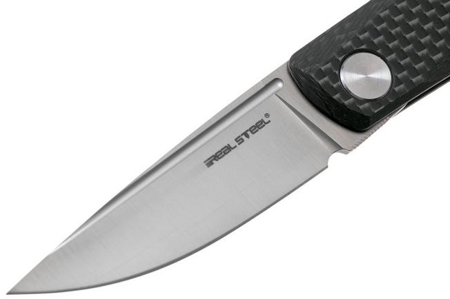 Real Steel Stella Natural Canvas Micarta 7056 Knivesandtools