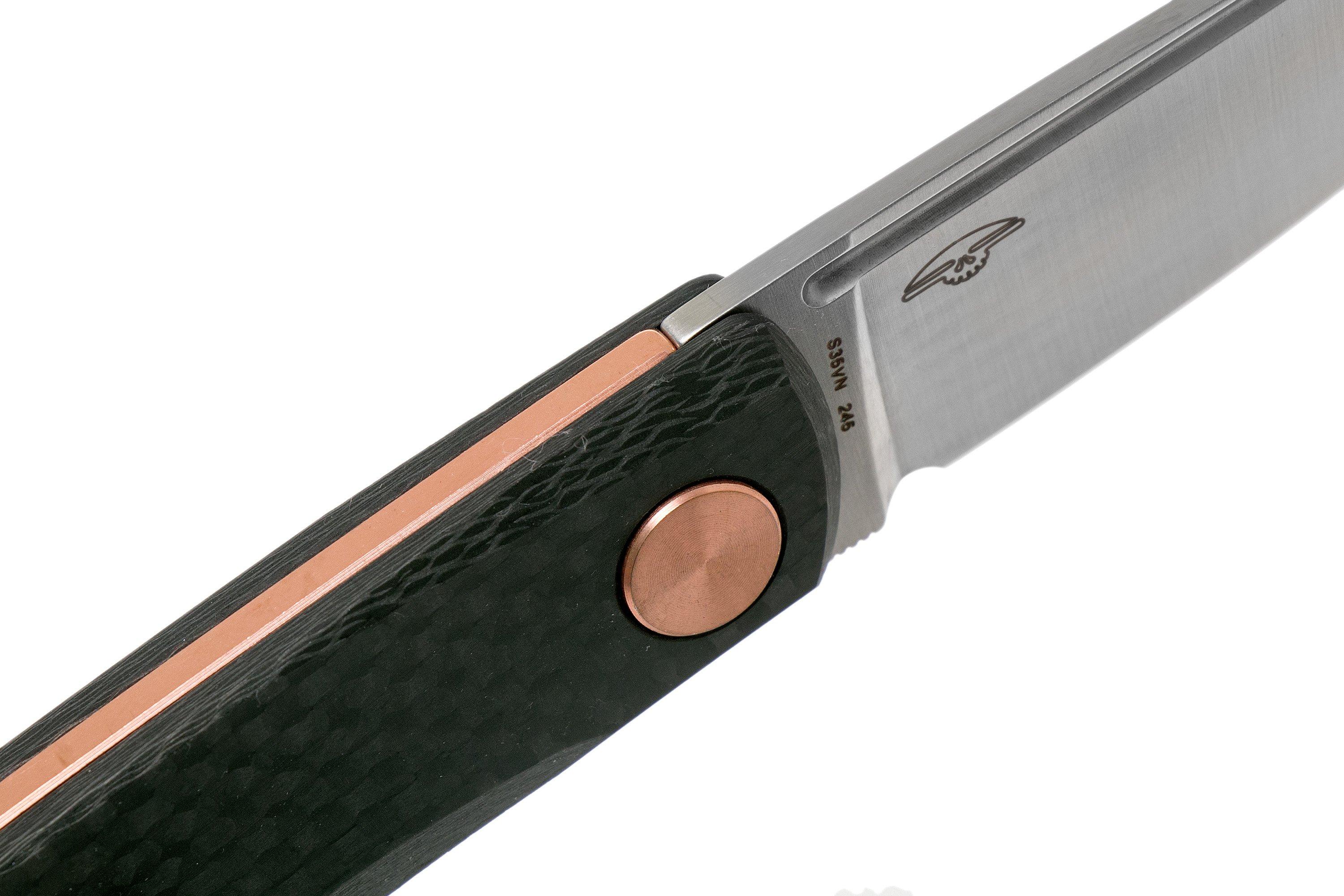 Real Steel Luna Premium Carbon fibre 7005 slipjoint pocket knife