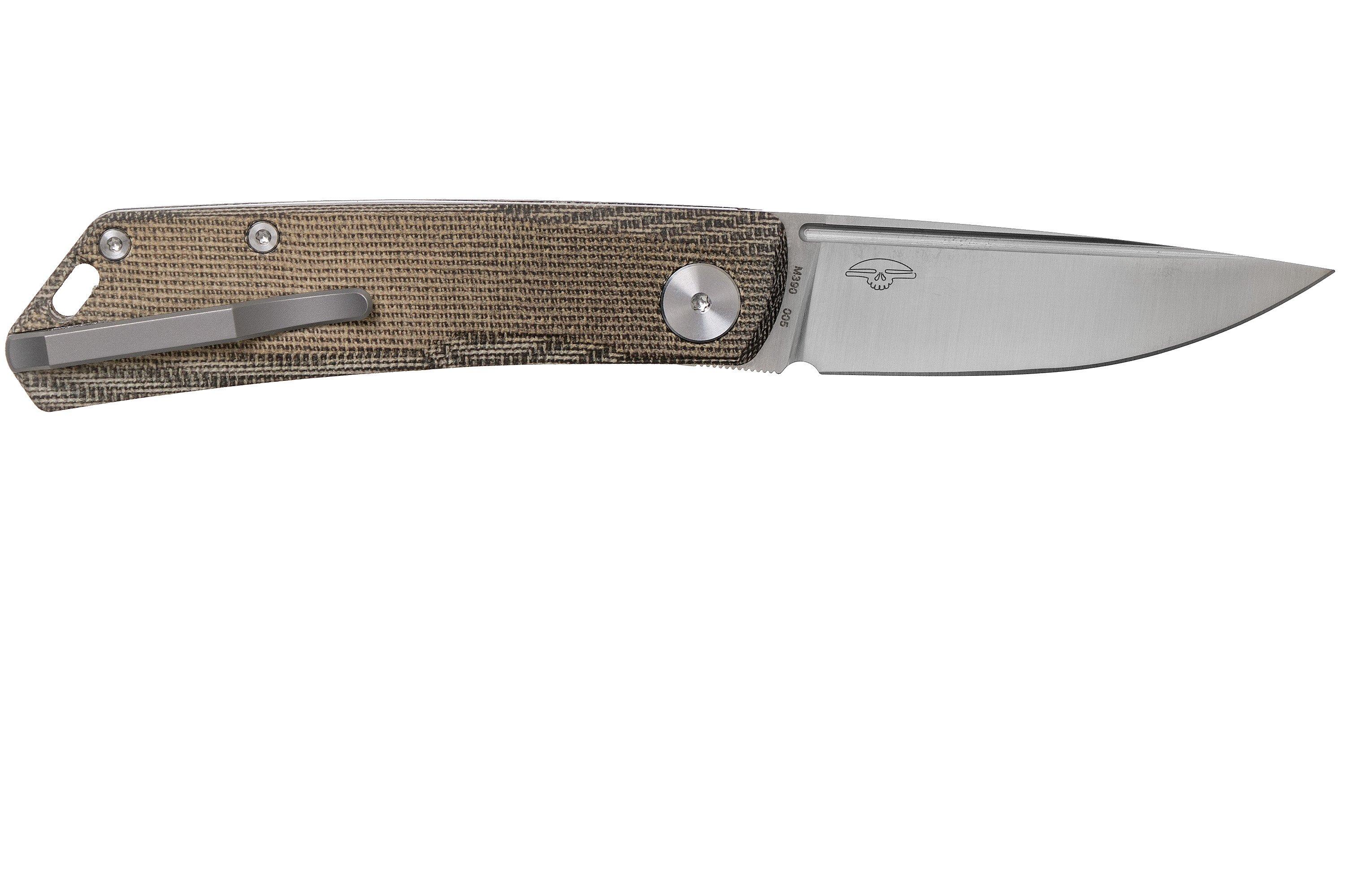 Real Steel Luna Premium II M390, Green Micarta 7006P