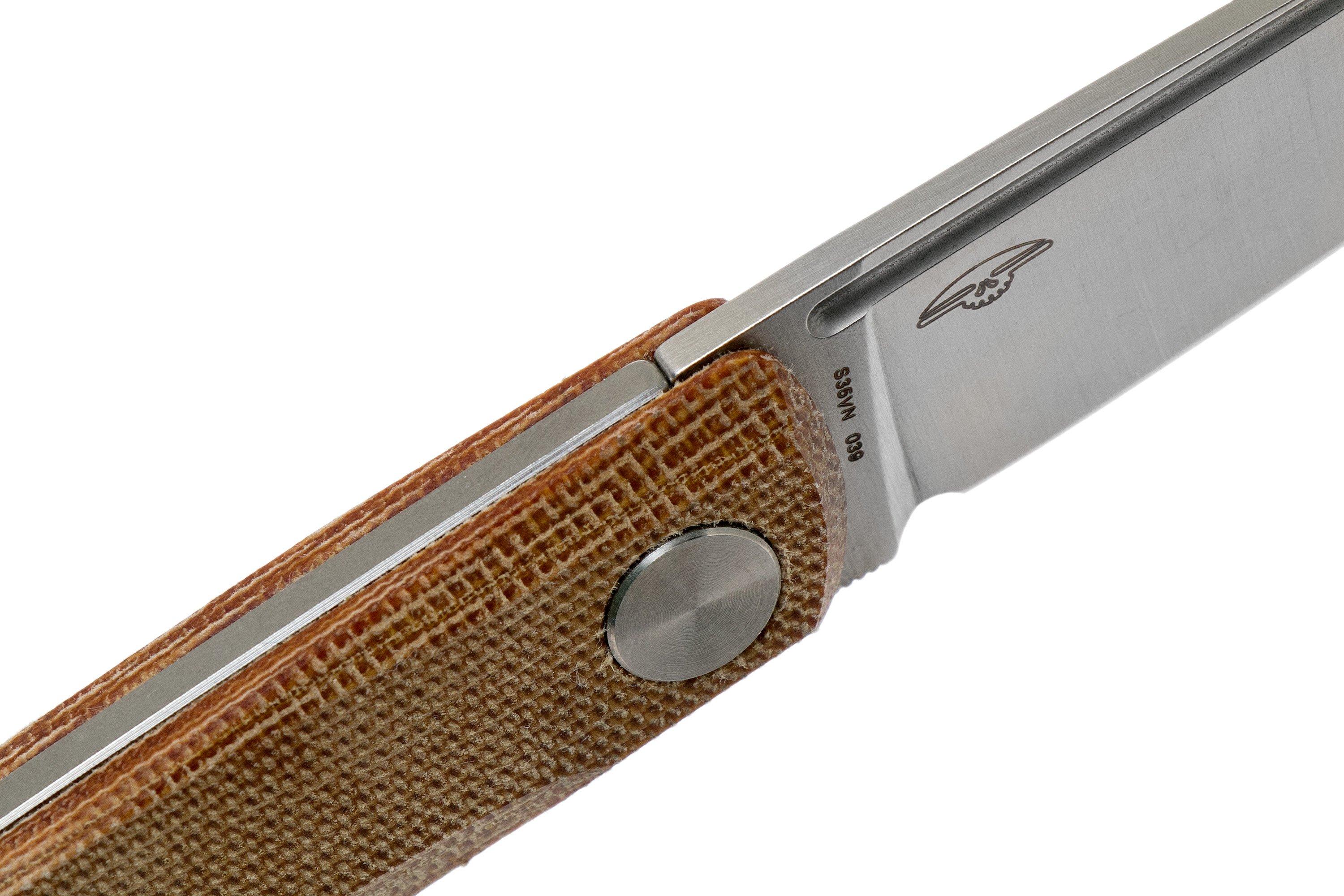 Real Steel Luna, Titanium Grey Crackle 7001TC-GC Slipjoint Taschenmesser | Günstiger Shoppen Bei