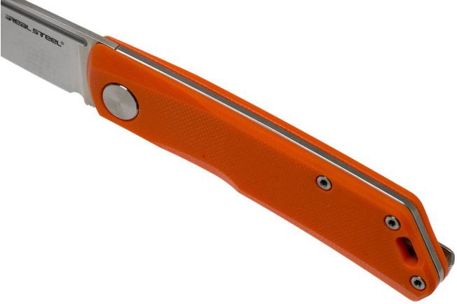 Bild für Real Steel Luna Lite 7036 Orange G10 Taschenmesser, Poltergeist Design
