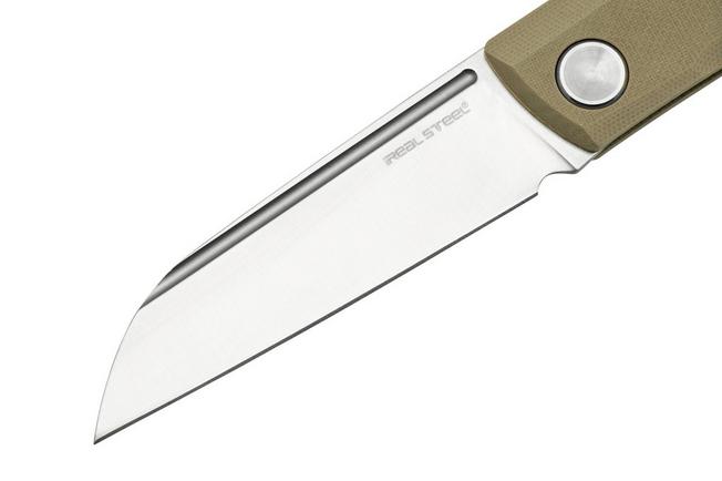 Real Steel Stella Natural Canvas Micarta 7056 Knivesandtools