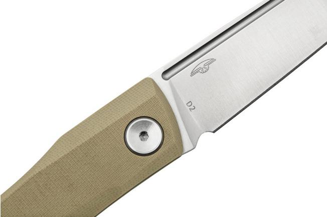 Real Steel Stella Natural Canvas Micarta 7056 Knivesandtools