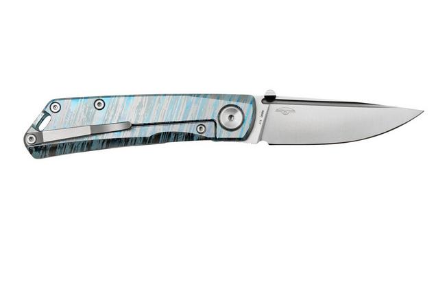 Real Steel Luna Premium II M390, Green Micarta 7006P