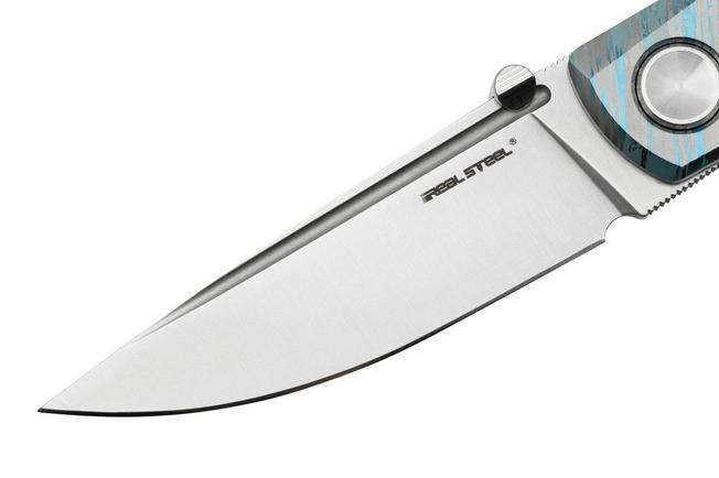 Real Steel Luna Premium II M390, Green Micarta 7006P