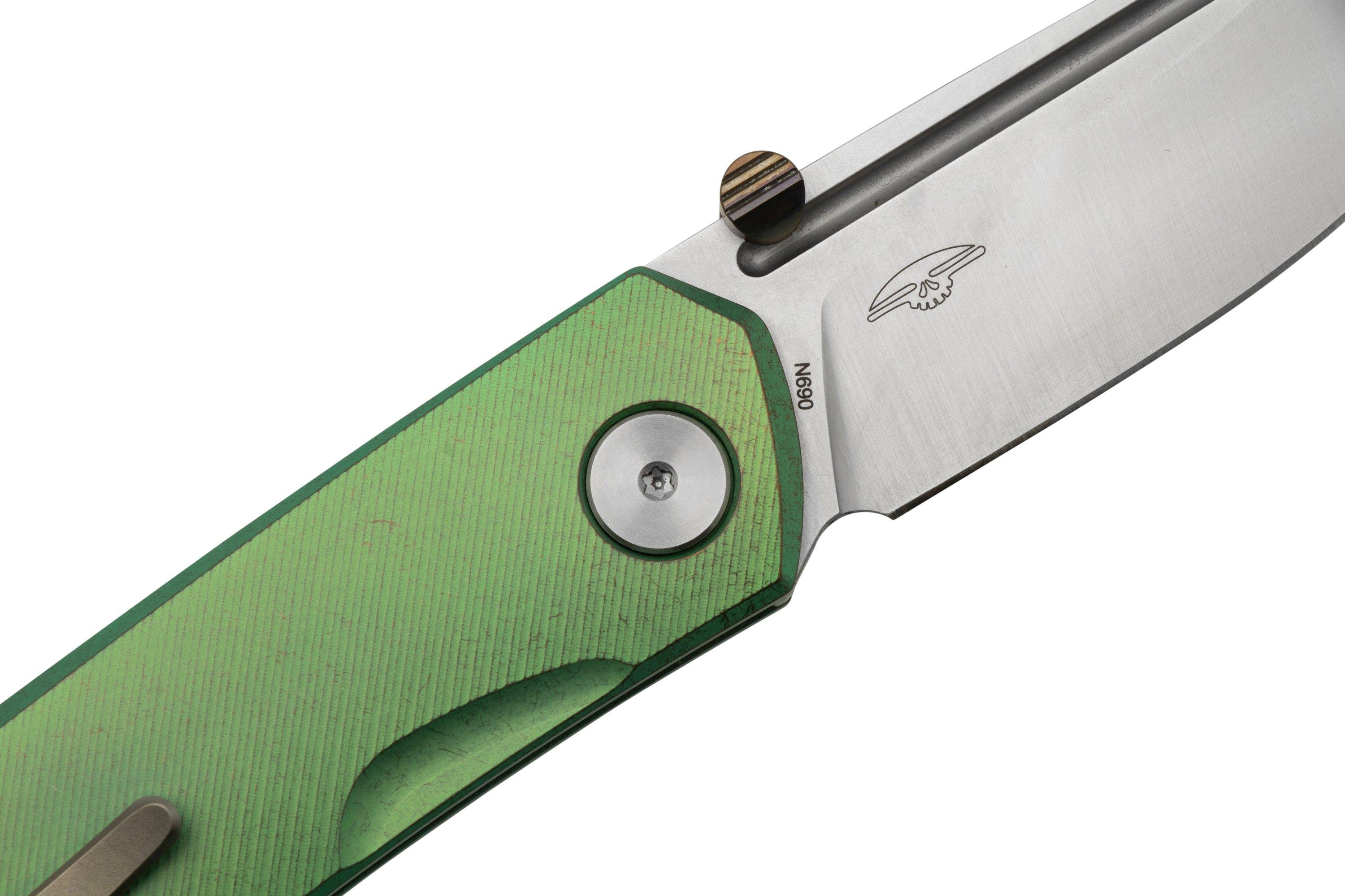 Real Steel Luna Maius Titanium Spring Green 7094, navalha | Compras ...