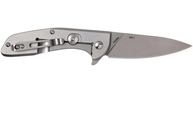 Real Steel E571 Knife, Stonewash, RS-7131