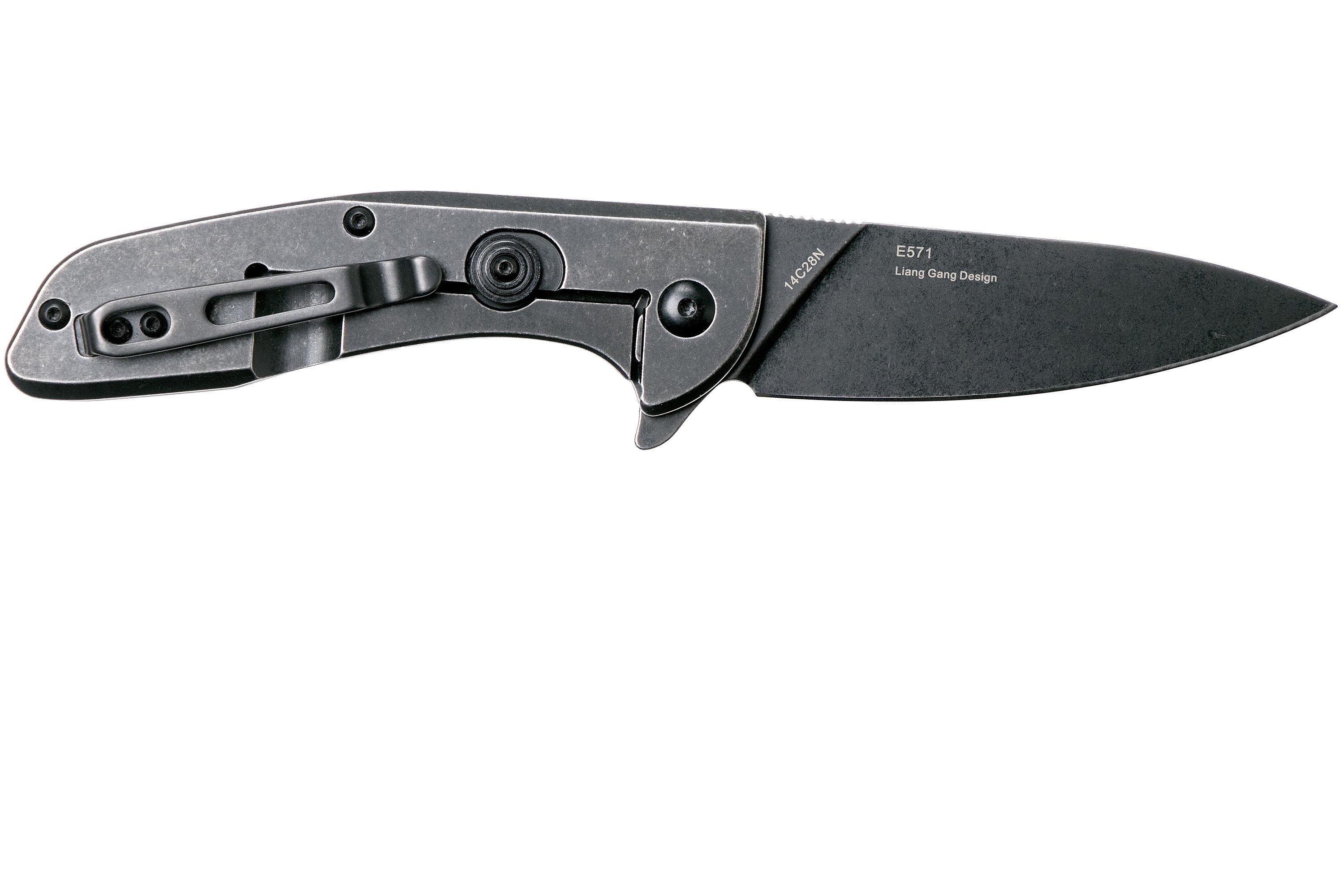 Real Steel E571 Knife, Stonewash, RS-7131