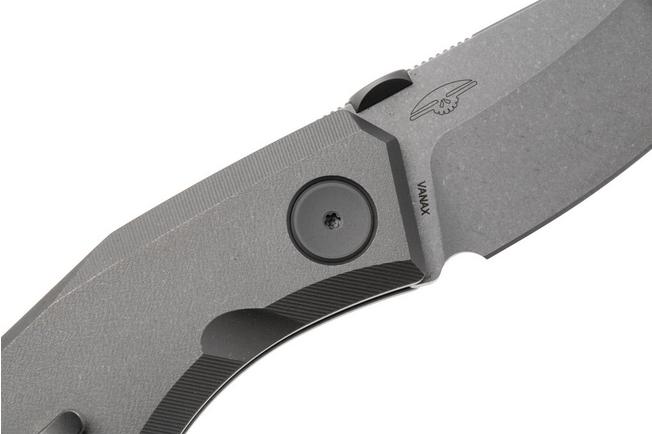 Afbeelding voor Real Steel Spectrum 7141T2, Stonewashed VANAX, Grey Titanium zakmes, Jakub Wieczorkiewicz design