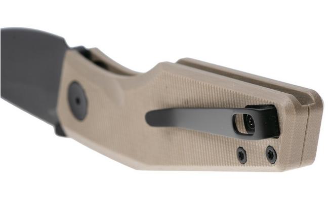 Afbeelding voor Real Steel Spectrum 7142CB Black PVD Nitro-V, Coyote G10, Knivesandtools Exclusive zakmes, Jakub Wieczorkiewicz design