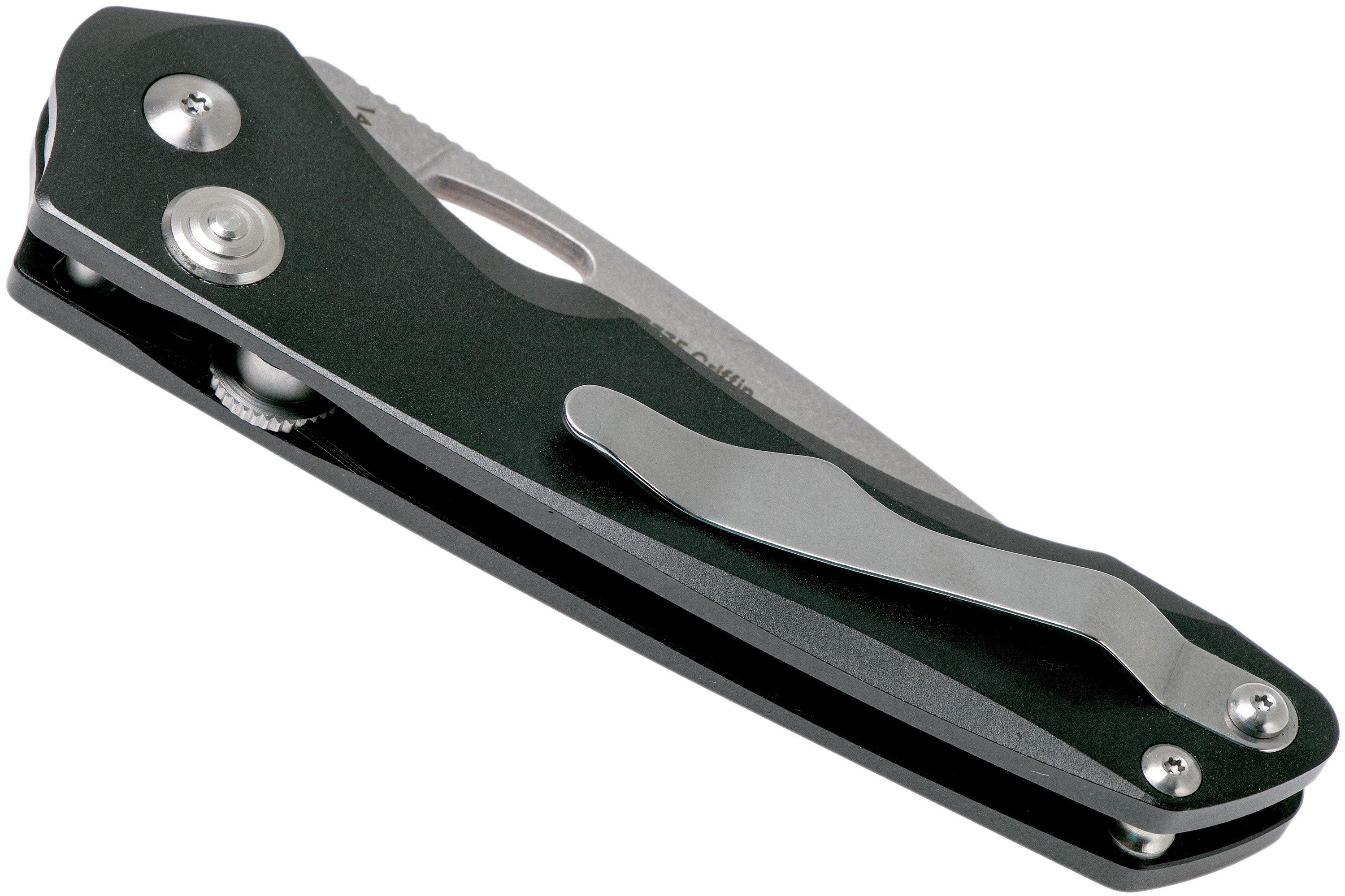 Real Steel Knives Griffin Plunge Lock Folding Knife (3.5 Satin