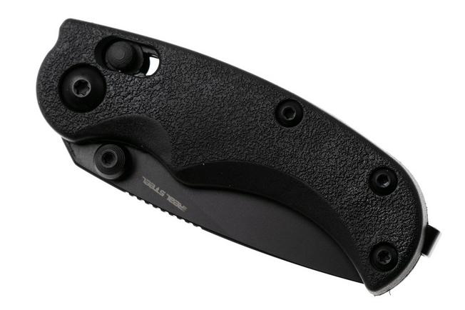 Afbeelding voor Real Steel Esca 7181BB Black PVD 12C27, Black GFN, zakmes, Jakub Wieczorkiewicz design
