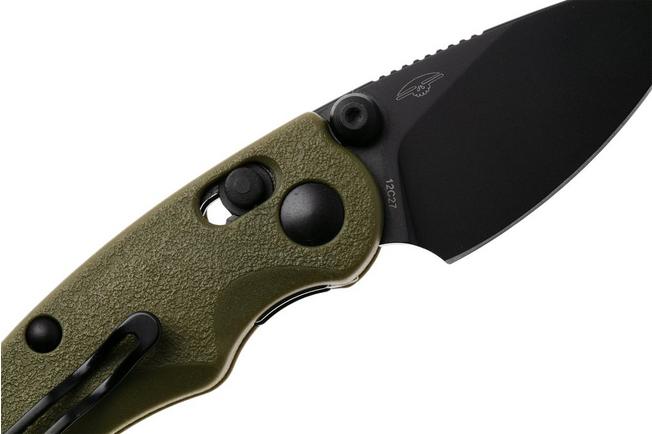 Afbeelding voor Real Steel Esca 7181BG Black PVD 12C27, Green GFN, zakmes, Jakub Wieczorkiewicz design