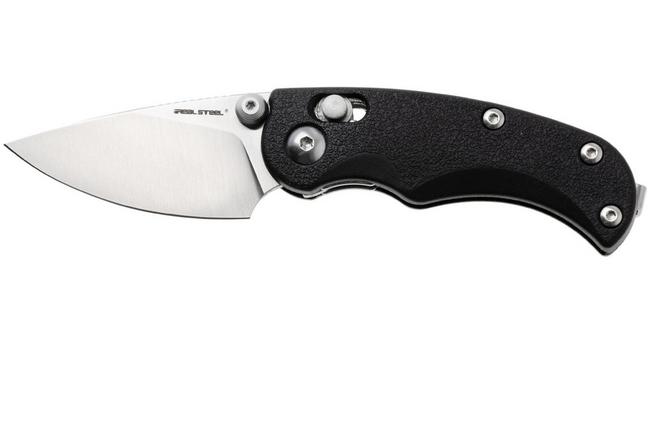 Afbeelding voor Real Steel Esca 7181SB Satin 12C27, Black GFN, zakmes, Jakub Wieczorkiewicz design