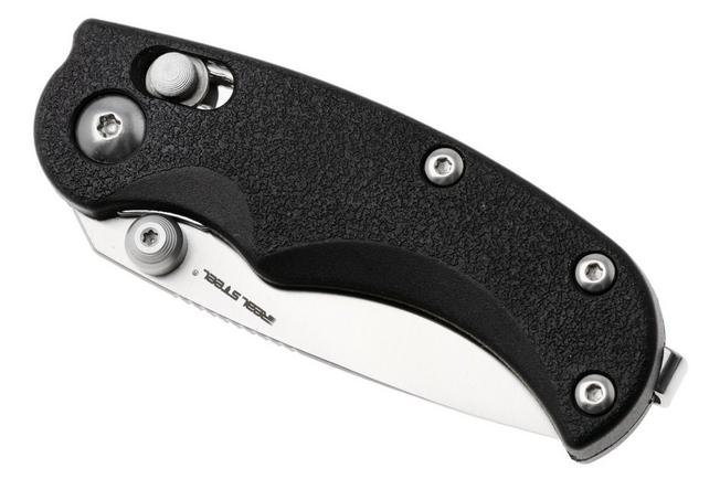 Afbeelding voor Real Steel Esca 7181SB Satin 12C27, Black GFN, zakmes, Jakub Wieczorkiewicz design