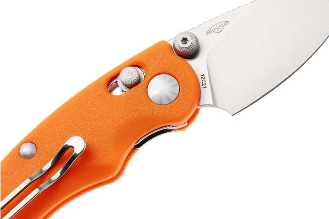 Afbeelding voor Real Steel Esca 7181SO Satin 12C27, Orange GFN, zakmes, Jakub Wieczorkiewicz design