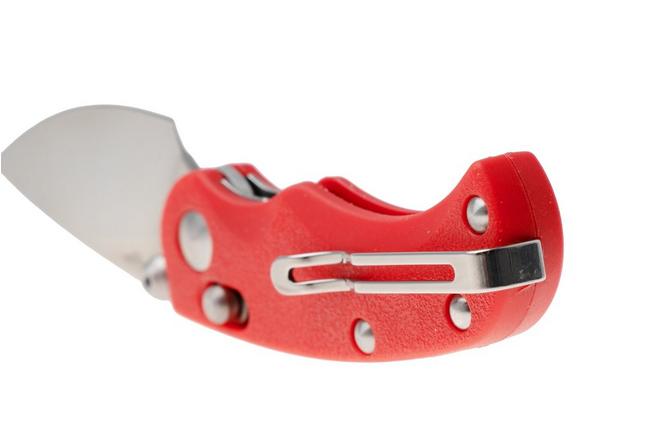 Afbeelding voor Real Steel Esca 7181SR Satin 12C27, Red GFN, zakmes, Jakub Wieczorkiewicz design