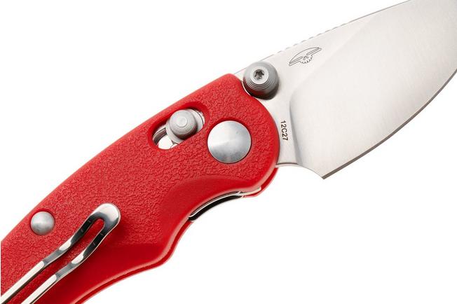 Afbeelding voor Real Steel Esca 7181SR Satin 12C27, Red GFN, zakmes, Jakub Wieczorkiewicz design