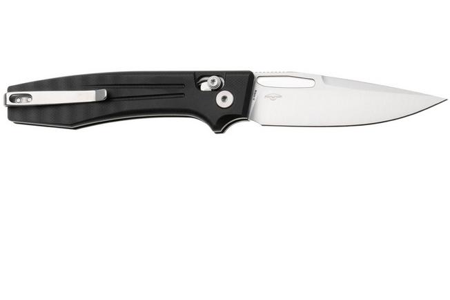 Afbeelding voor Real Steel VENA 7191SB, Satin Nitro-V, Black G10 zakmes, Poltergeist Design