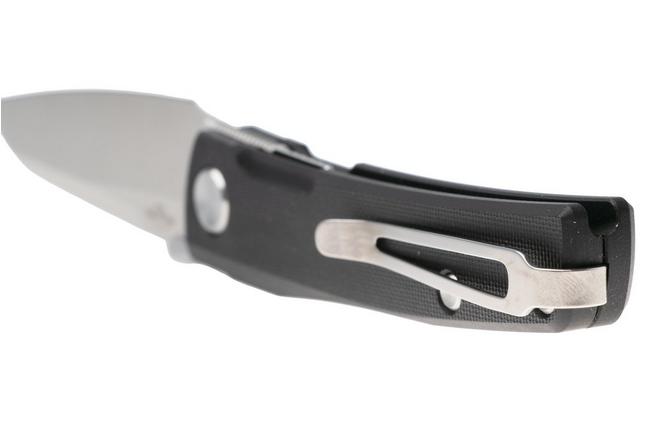 Bild für Real Steel Destra 7221B, Satin Nitro-V, Black G10 Taschenmesser, Poltergeist Design