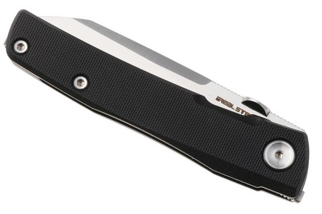 Bild für Real Steel Destra 7221B, Satin Nitro-V, Black G10 Taschenmesser, Poltergeist Design