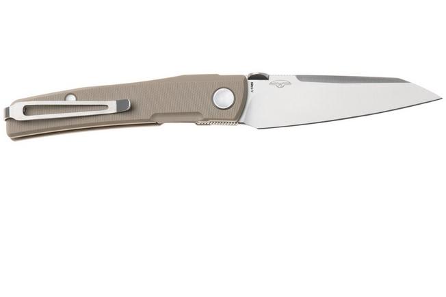 Bild für Real Steel Destra 7221C, Satin Nitro-V, Coyote G10 Taschenmesser, Poltergeist Design