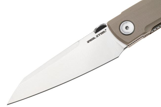 Bild für Real Steel Destra 7221C, Satin Nitro-V, Coyote G10 Taschenmesser, Poltergeist Design
