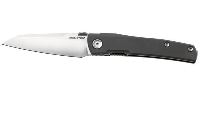 Afbeelding voor Real Steel Destra 7221T Satin CPM S35VN, Grey Titanium, zakmes, Poltergeist Design