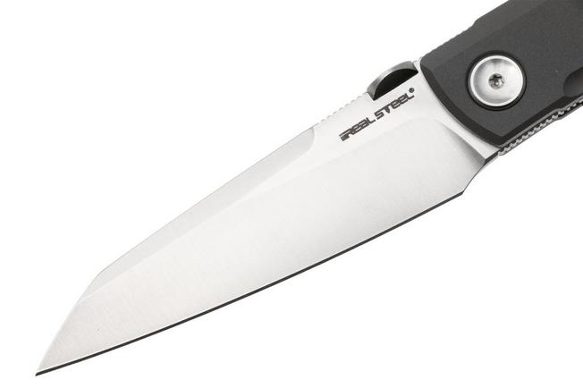 Afbeelding voor Real Steel Destra 7221T Satin CPM S35VN, Grey Titanium, zakmes, Poltergeist Design