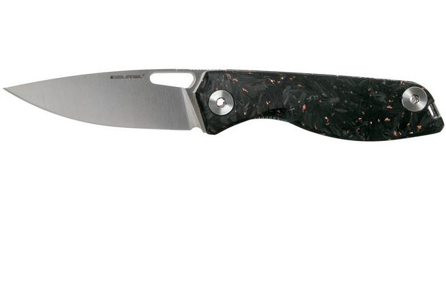 Image for Real Steel Sidus Copper Carbon fibre Special Edition 7463 pocket knife, Poltergeist design