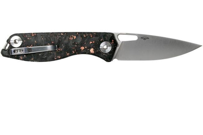 Image for Real Steel Sidus Copper Carbon fibre Special Edition 7463 pocket knife, Poltergeist design
